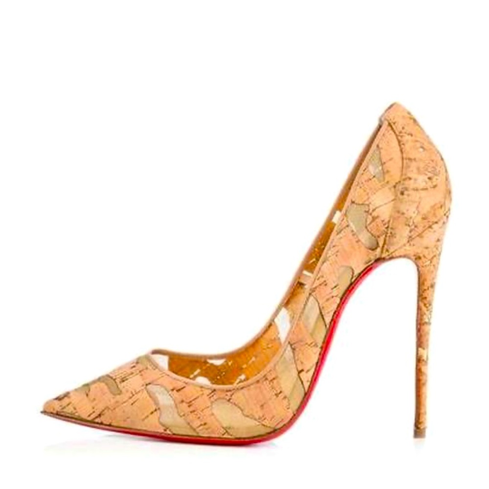 So Kate 120 Printed Cork Pumps